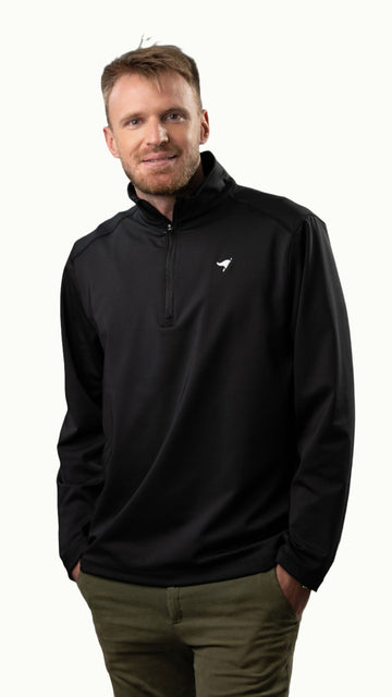 Quarter Zip - Black